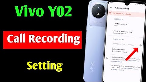 vivo y02 me call recording kaise kare ? | vivo y02 auto call recording setting | vivo y02 mobile