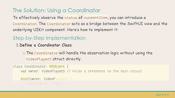 How to Set an Observer on the AVQueuePlayer