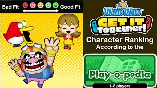 The Definitive WarioWare: Get it Together Character Ranking (According to the Play-O-Pedia)