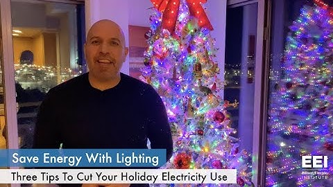 How To Save Electricity With Holiday Lights