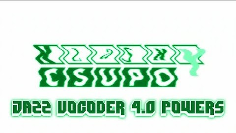 Klasky Csupo in Jazz Vocoder 4.0 Powers