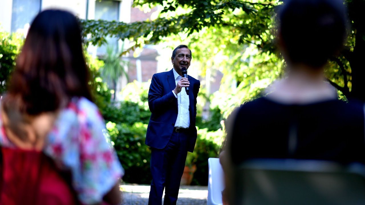 La campagna elettorale di Milano: conferenza stampa con il Sindaco Beppe Sala