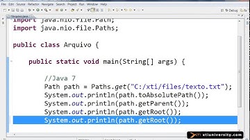 Universidade XTI - JAVA - 062 - I O, Path, Leitura e Escrita