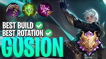 TUTORIAL GUSION 2021 | BEST BUILD GUSION 2021 | BEST ROTATION GUSION 2021 - MLBB