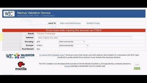 Validate wordpress site with w3c validator easily