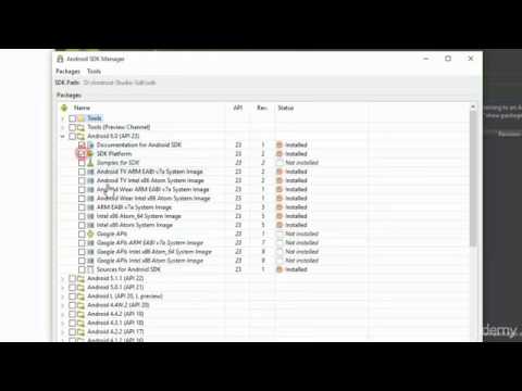 Android App Development Tutorial   04   Adding Sdk Tools & Packages to Android Studio   2016