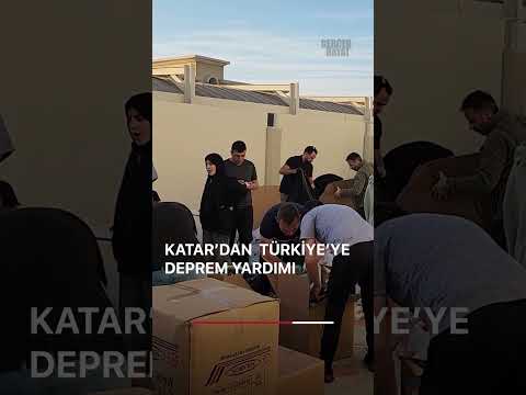 Katar'dan Türkiye'ye deprem yardımı