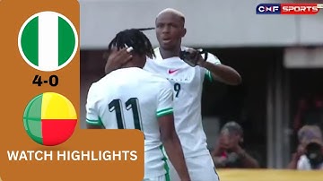 NIGERIA VS BENIN(4-0)-WORLD CUP QUALIFIERS-GOALS&HIGHLIGHTS