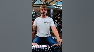 One Man Band Creates Song From Scratch While Busking!