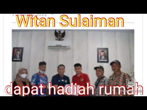 CERMIN4D x bobatoto02 - Hadiah Rumah WITAN SULAIMAN dari Gubernur Sulteng
