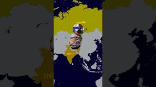 भारत रूस व्यापार | India Russia Trade Map Animation | Who Buys What? #map #geography #shorts