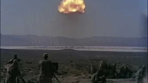 Nuclear blast shock wave