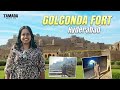 Golconda fort vlog  tourist attraction  hyderabad  travel vlog  vijaya preetham  tamada media