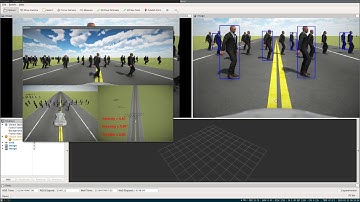Pedestrian Detection on Unity, ROS, Tensorflow SSD-Inceptionv2