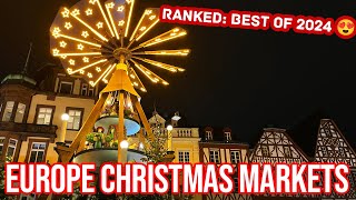 Top 20 European Christmas Markets of 2024 🎄