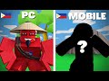I found the best filipino mobile player in roblox bedwars