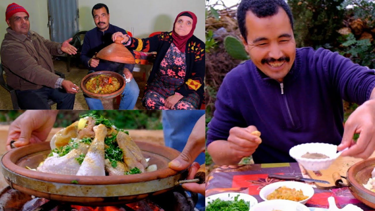 النسيب حبيب وخا يكون ديب 😂 طاجين بطريقة نسيب لالة حادة