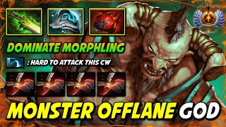 MONSTER OFFLANE Centaur Warrunner Ethereal Blade + Shiva's Guard 100% Dominate Carry Morphling DotA2