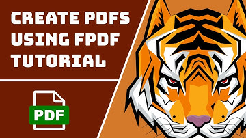 Create PDFs Using PHP (FPDF) Full Tutorial