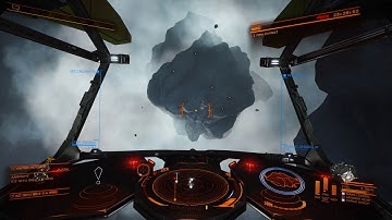 Elite Dangerous Beta - Asteroid detonation