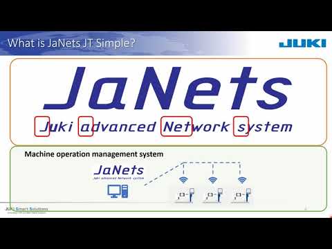 JUKI advanced Network system(JaNets)