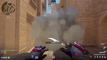 CS2 Anubis T Stairs Smoke from CT Spawn