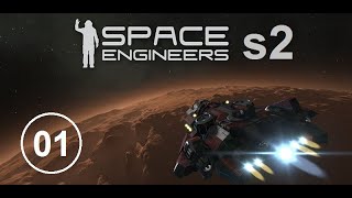 Space Engineers (s02e01) - Сезон 2. Жесткий старт - скафандр.