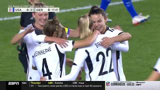 USWNT vs Germany Women&#39;s Soccer Football Friendly Nov-13-2022