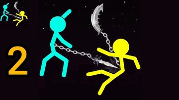 Stick Hero Stickman Smasher Games Walkthrough Part 2 - Stickman Fight - L Game Channel Android,ios