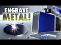 This Laser Can Engrave METAL!  -  OMTech 20W Fiber Laser Review