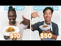 $10 vs $50 Comfort Meal: Pro Chef &amp; Home Cook SHOWING OFF!! #ad
