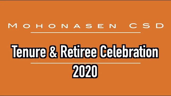 Mohonasen CSD Tenure & Retiree Ceremony 2020