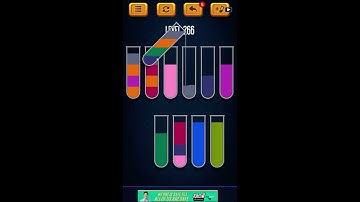 Water Sort Puzzle - Color Liquid Sorting Game Level 266 Solution