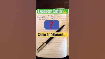 Solve this Exponent Puzzle🧩 under 5seconds😍✍️🧩#seo #exponents #maths #satmath #sattips #ytshorts