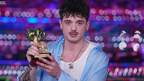 È Olly a Vincere la 75esima edizione del Festival di Sanremo le prime parole " ciao Ma, ciao Pa''