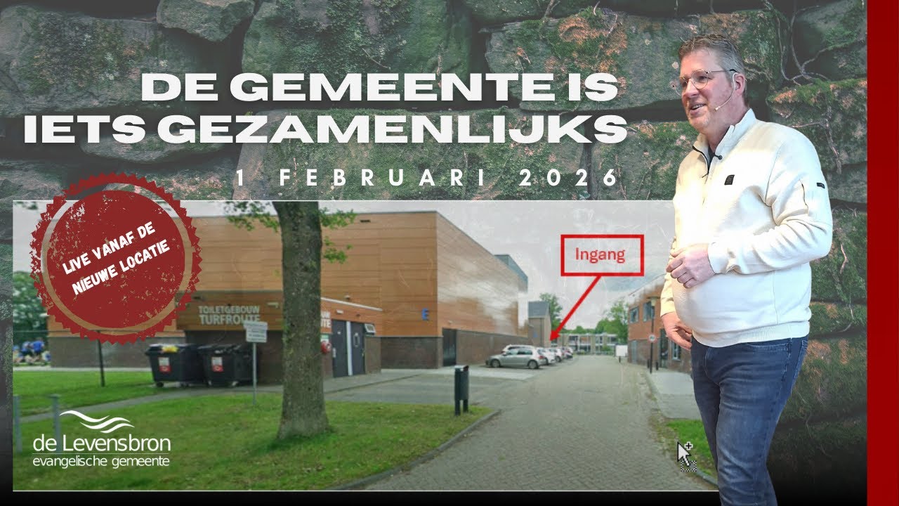 De gemeente is iets gezamenlijks | Obbe de Jong |📍EG De Levensbron, Oosterwolde