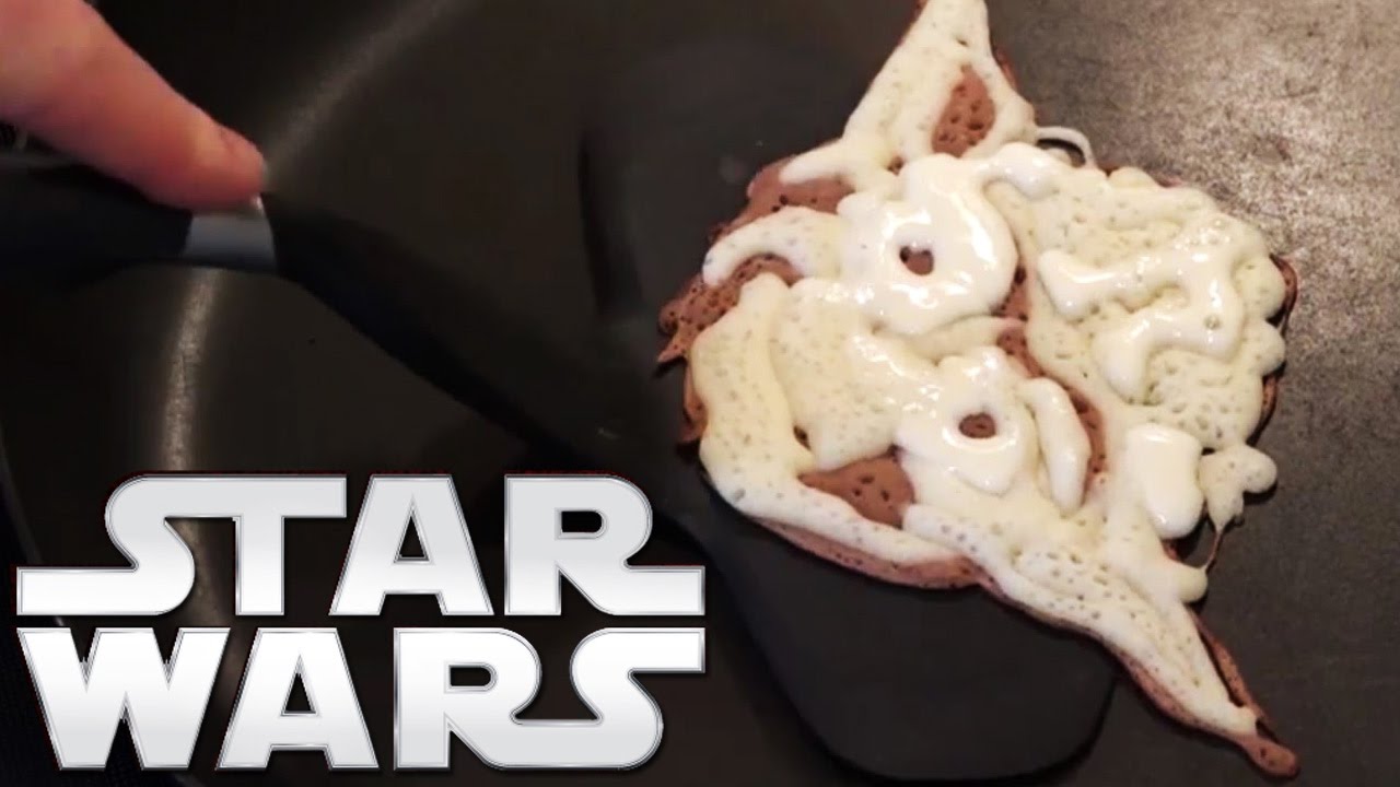 Star Wars Pancake Art Meister Yoda, Jango Fett, Darth Vader & Co