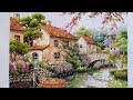 Готовая работа  Dimensions Village Canal / Ошибки в перенаборе