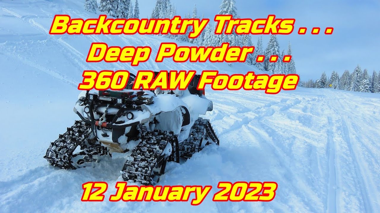 12 Jan 2023 Deep Powder 360 Video's RAW Footage YouTube