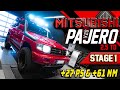 Mitsubishi Pajero V20 2.5 TD | Softwareoptimierung Stage 1 | Dyno - 60-100km/h | mcchip-dkr