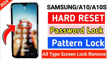 Samsung Galaxy A10 (A105f) Hard Reset ll All Type Pin Lock, Pattern Lock Remove Without PC 100% Free