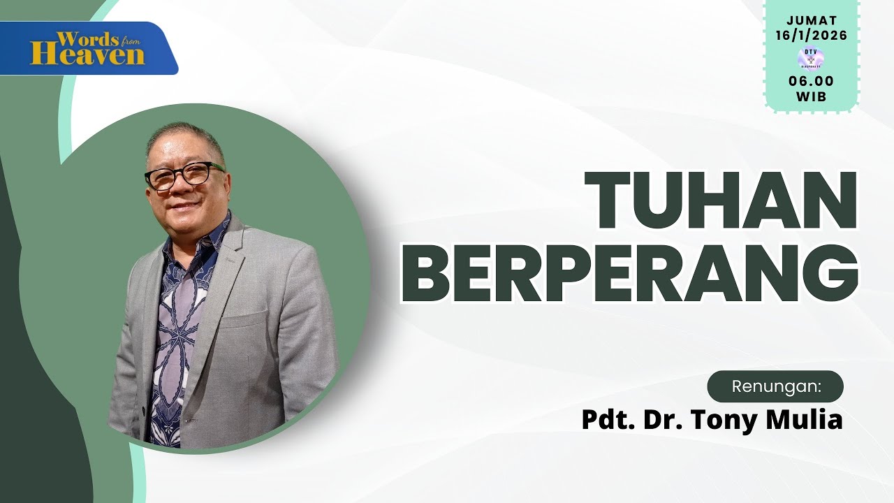 Tuhan Berperang | Pdt. Dr. Tony Mulia | Diaspora TV