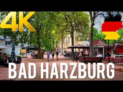 Walking tour in Bad Harzburg, Germany 4K 60fps - Discover the Harz Towns