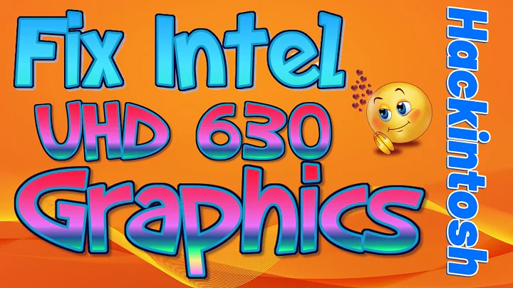 How to Fix Intel UHD 630 Graphics Catalina Hackintosh | 2020