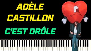 ADÈLE CASTILLON - C'EST DRÔLE | PIANO TUTORIEL