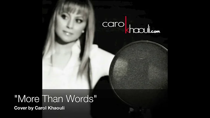 Carol Kay - More Than Words (Extreme Cover)