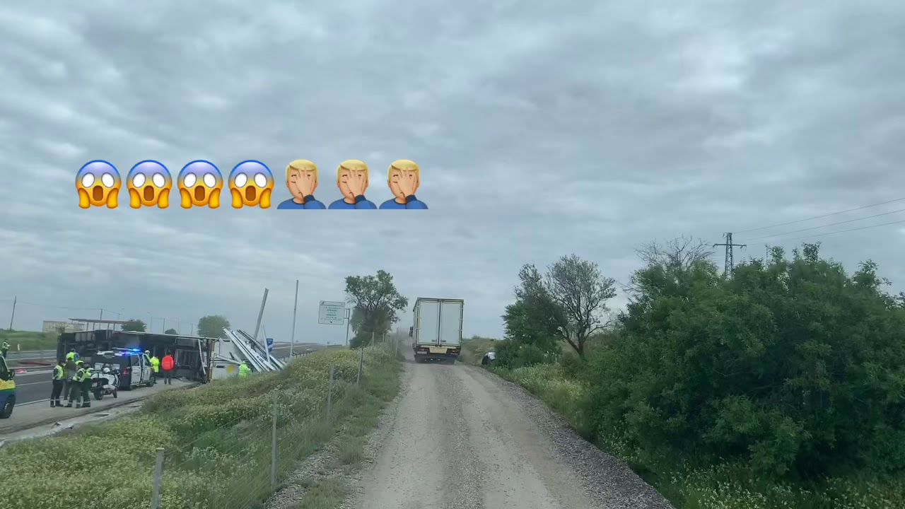 truckvlog#41 Vuelca un camión!😱😢