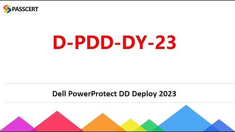 D-PDD-DY-23 Dell PowerProtect DD Deploy 2023 Exam Dumps
