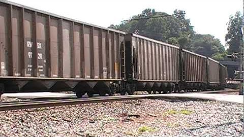 Norfolk Southern NS 738 BNSF SB Scherer Coal in Mableton,Ga 08-07-2010© (16x9)
