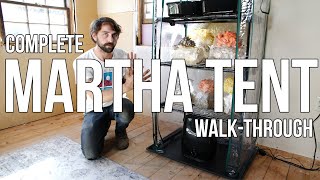 Complete Martha Grow Tent Setup & Maintenance Walk-Through | Build a DIY Mushroom Fruiting Chamber